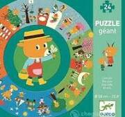 Puzzle cicular Djeco, anotimpurile