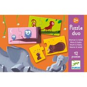 Puzzle duo Djeco Mama si puiul