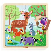 Puzzle lemn Forest Djeco